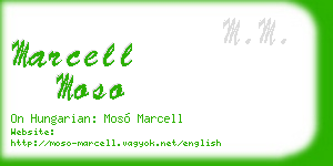 marcell moso business card