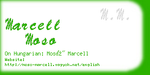marcell moso business card